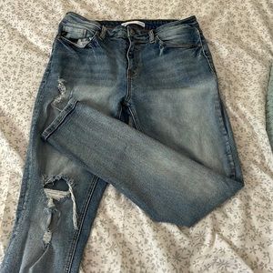 cute stressed skinny jeans